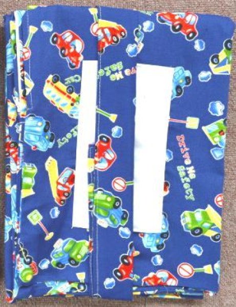 画像2: 敷布団カバー・ロングサイズ・縛り紐つき (2)